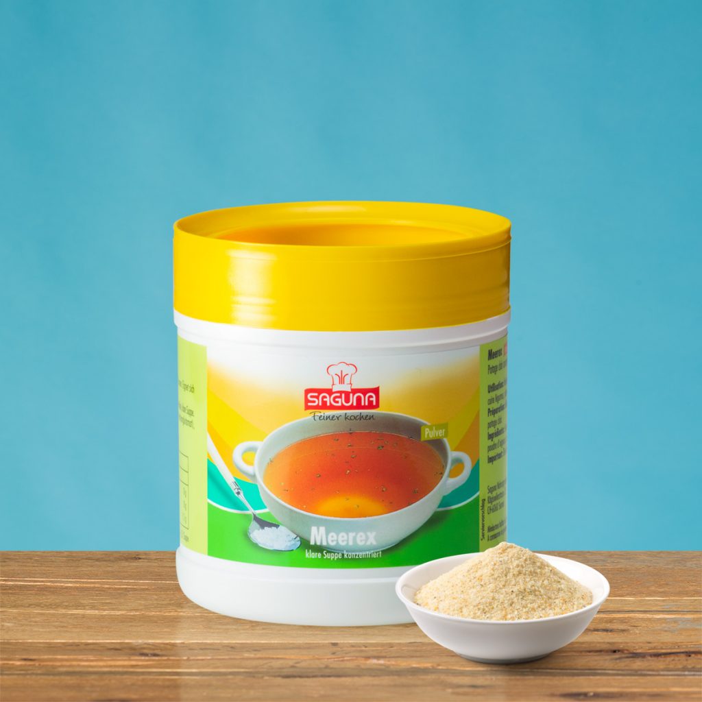 Meerex Gemüsebouillon – 100% fettfrei – Feiner kochen mit Saguna