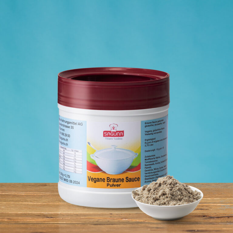 Braune Sauce gebunden - 100% vegan - feiner kochen mit Saguna
